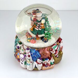 Vintage Christopher Radko Santa Ltd Ed‎ Snow Globe Musical